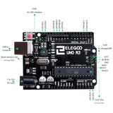 ELEGOO UNO Project Super Starter Kit with Tutorial and UNO R3 Compatible with Arduino IDE